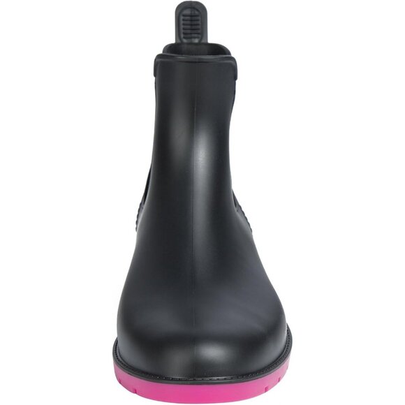 Women's Rose Waterproof Chelsea Double Elastic Ankle Rain Boots - Picture 4 of 8